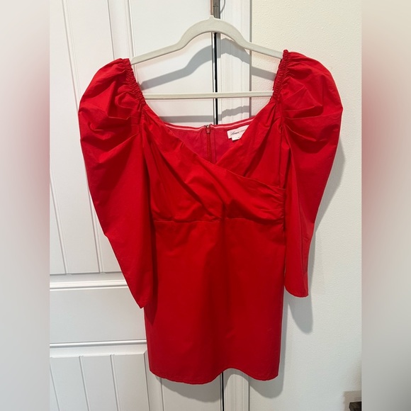 Lovers + Friends Cherry Red Isa Mini Dress Small - Picture 3 of 7
